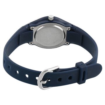 SF Quartz Analog Green Dial Plastic Strap Watch for Women