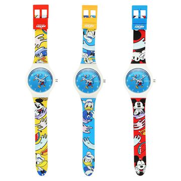 Zoop By Titan Disney Interchangeable Quartz Analog Blue Dial Plastic Strap Watch For Kids