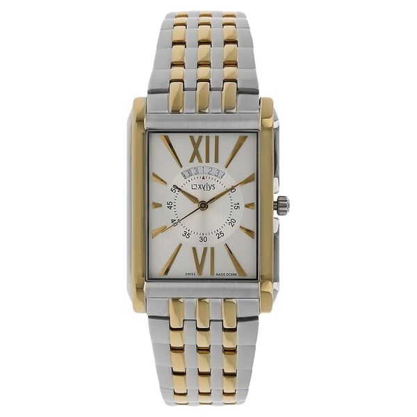 Xylys Swiss Analog with Date Two Toned Stainless Steel Strap and White Dial Watch For Men - image number 0