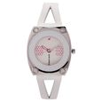 Fastrack Quartz Analog White Dial Leather Strap Watch for Girls - image number 0