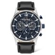 Police Quartz Multifunction Black Dial Leather Strap Watch for Men - image number 0
