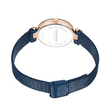 Kenneth Cole Quartz Analog Blue Dial Stainless Steel Strap Watch for Women