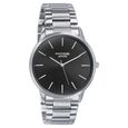 Sonata Poze Quartz Analog Black Dial Silver Color Stainless Steel Strap Watch For Men - image number 2