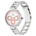 Titan Quartz Multifunction Pink Dial Stainless Steel Strap Watch for Women - image number 1