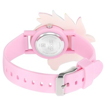 Zoop Friends From Nature Quartz Analog Pink Dial Pink Polyurethane Strap Watch For Kids