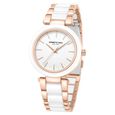 Kenneth Cole Quartz Analog White Dial White Stainless Steel & Ceramic Strap Watch For Women - image number 1