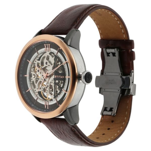 Titan Automatic Anthracite Dial Watch for Men - image number 2