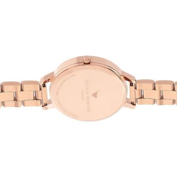 Olivia Burton Quartz Analog Multicoloured Dial Stainless Steel Strap Watch for Women