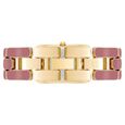 Anne Klein Quartz Analog Pink Dial Golden Plastic Strap Watch For Women - image number 2
