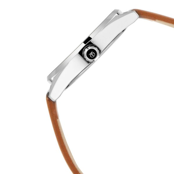 Titan Quartz Analog White Dial Leather Strap Watch for Men - image number 2