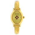 Sonata Quartz Analog Red Dial Leather Strap Watch for Women