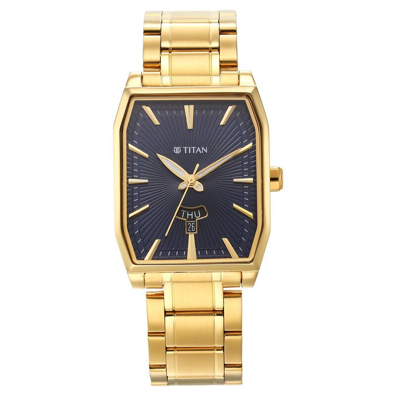 Titan Regalia Analog with Day and Date Opulent Blue Dial Watch for Men - image number 1