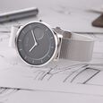 Titan Minimals Grey Dial Analog Stainless Steel Strap Watch for Men - image number 0
