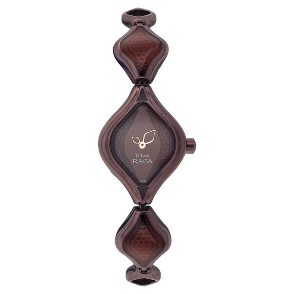Titan Quartz Analog Brown Dial Watch for Women - image number 0