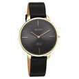 Edge Velora Quartz Analog Black Dial Two Toned Leather Strap Watch For Women - image number 1