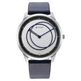Titan Quartz Analog Silver Dial Leather Strap Watch for Men - image number 1