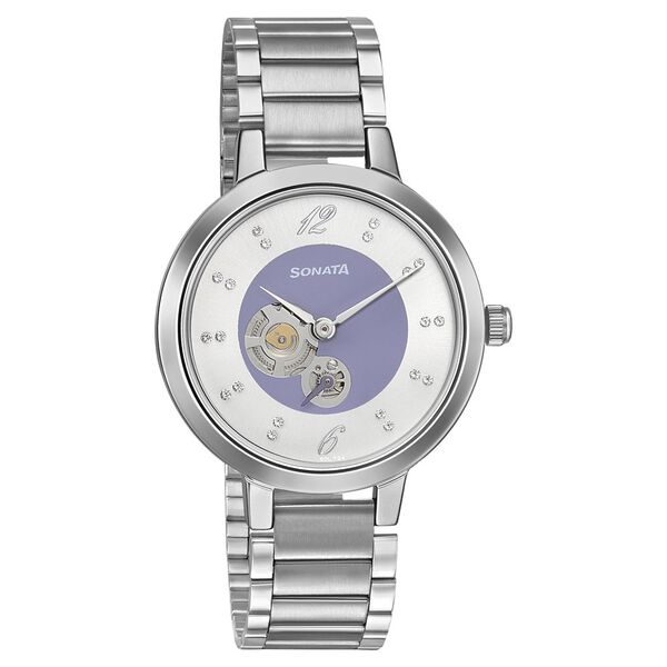 Sonata Unveil Quartz Multifunction Stainless Steel Strap Watch for Women - image number 0