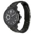 Tommy Hilfiger Quartz Multifunction Black Dial Metal Strap Watch for Men - image number 2