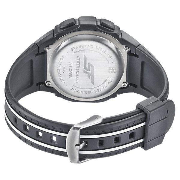 SF Digital Dial Black PU Strap Watch for Men - image number 3