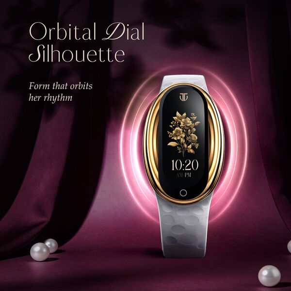 Titan Orbis Women Smartwatch with 1.62" AMOLED Display, Luna Wellness, Animated Watch faces, Stress monitoring - image number 2