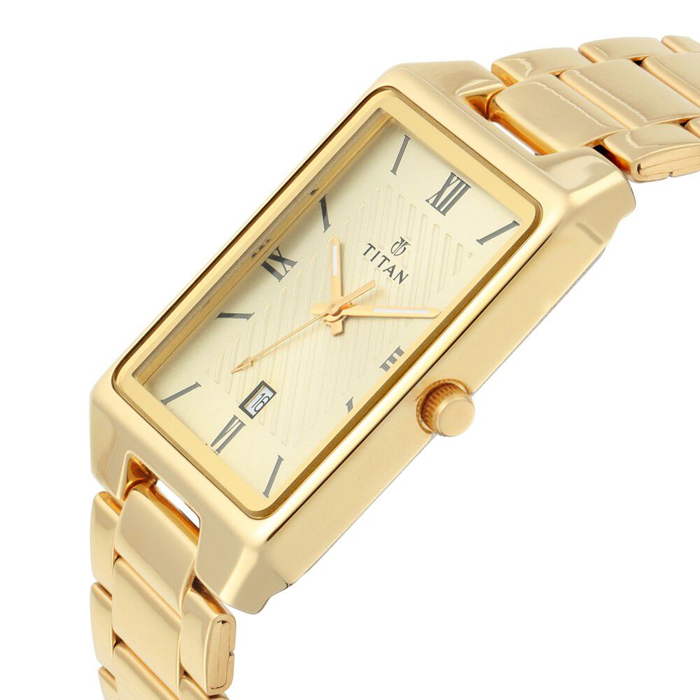 Titan rectangular clearance watches for mens
