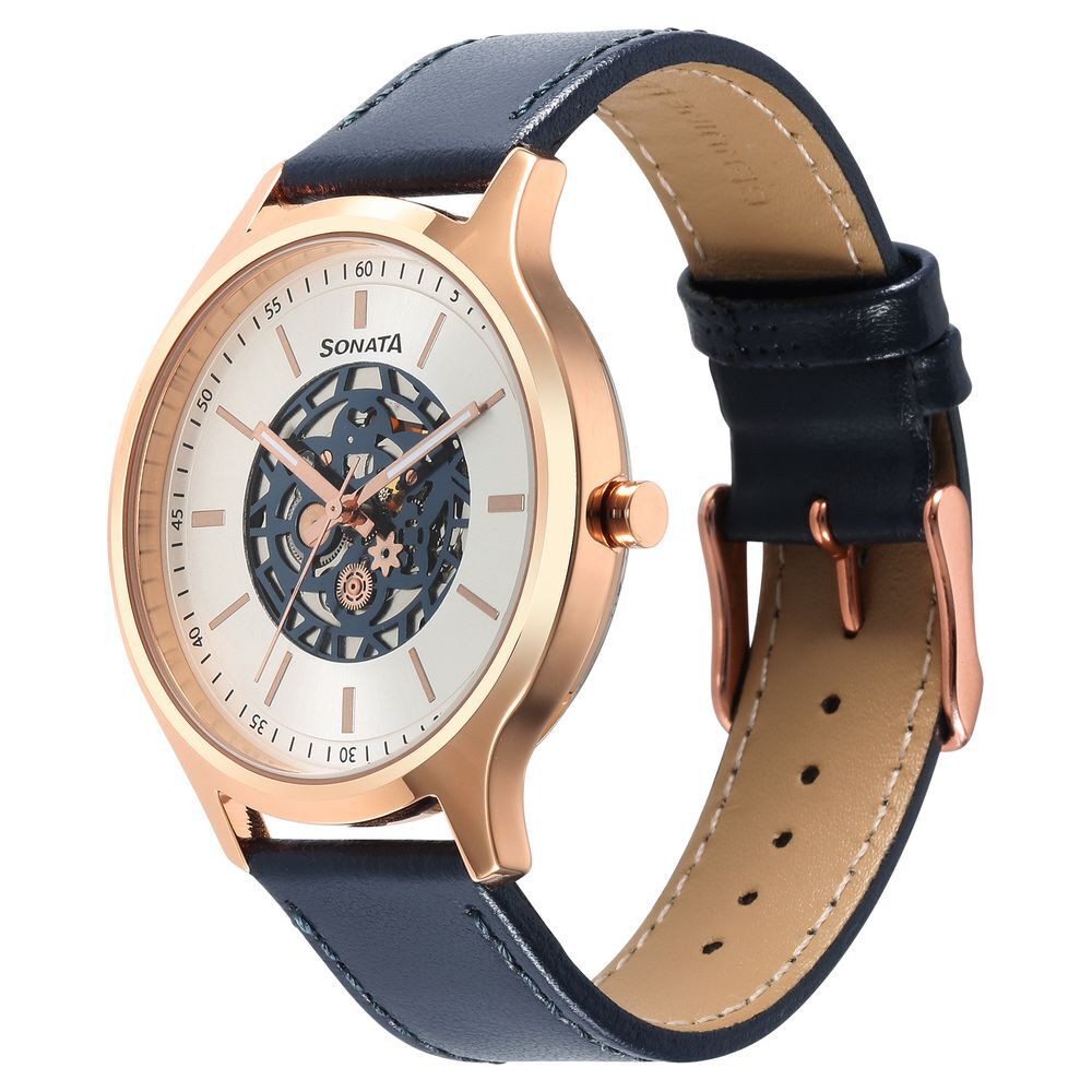 Sonata shop automatic watch