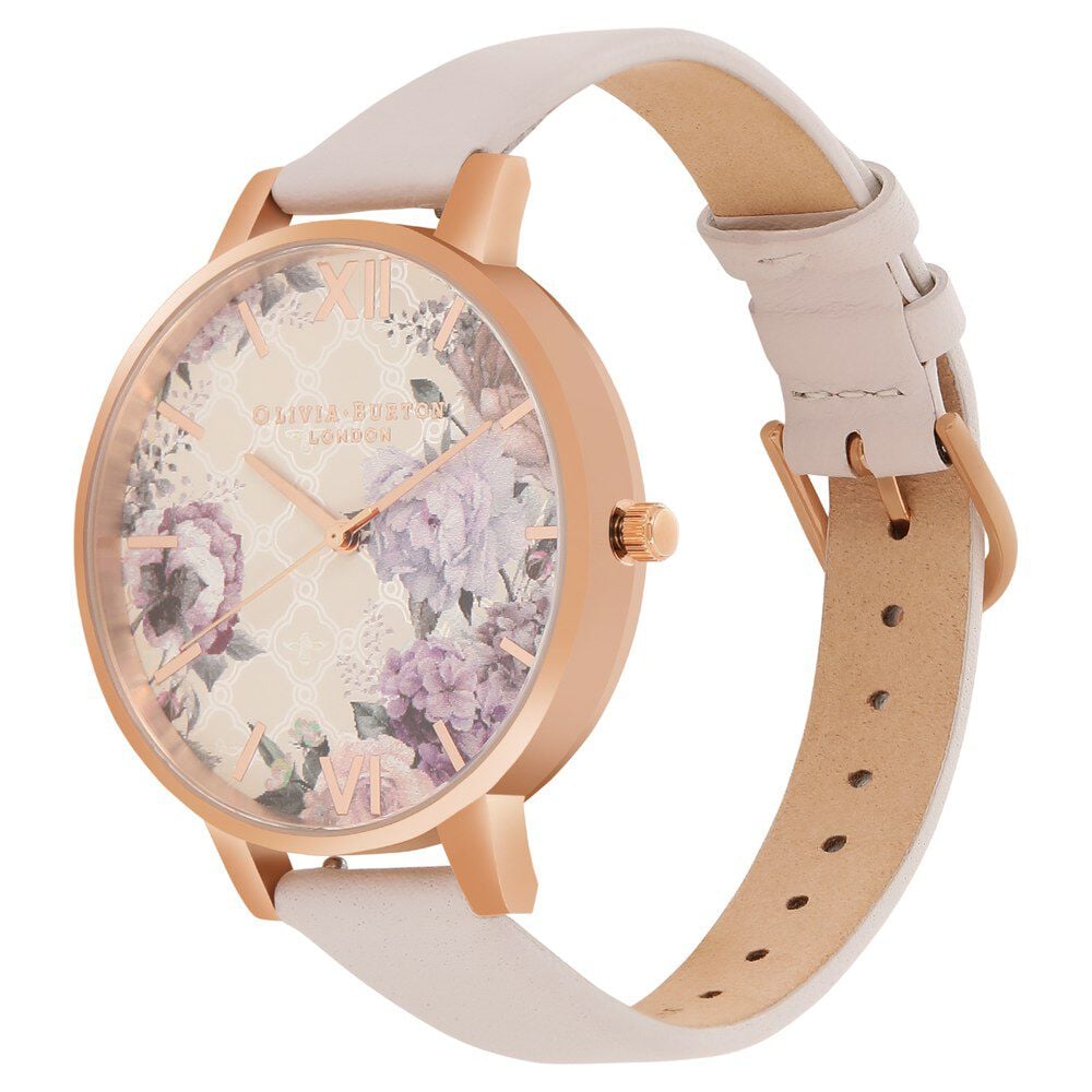 Buy Online Olivia Burton Quartz Analog Multicoloured Dial Leather Strap Watch for Women ncob16eg97w Titan