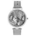 Titan Quartz Multifunction Rose Gold Dial Leather Strap Watch for Women