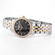 Roamer Scala Quartz Analog Black Mother Of Pearl Dial Two Toned Stainless Steel Strap Watch For Women - image number 3