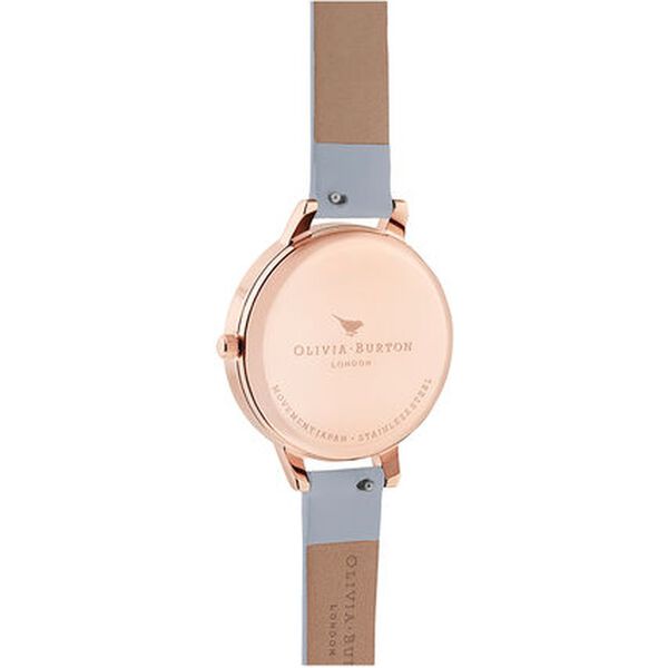 Olivia Burton Quartz Analog Pink Dial Leather Strap Watch for Women - image number 2