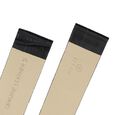20 mm Black Genuine Leather Straps for Men - image number 4