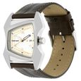 Fastrack Quartz Analog Silver Dial Leather Strap Watch for Guys - image number 2