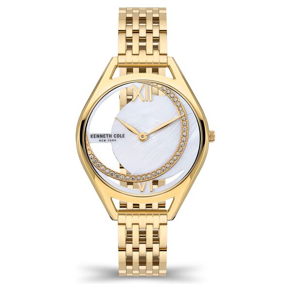 Kenneth Cole Quartz Analog White Dial Stainless Steel Strap Watch for Women - image number 0