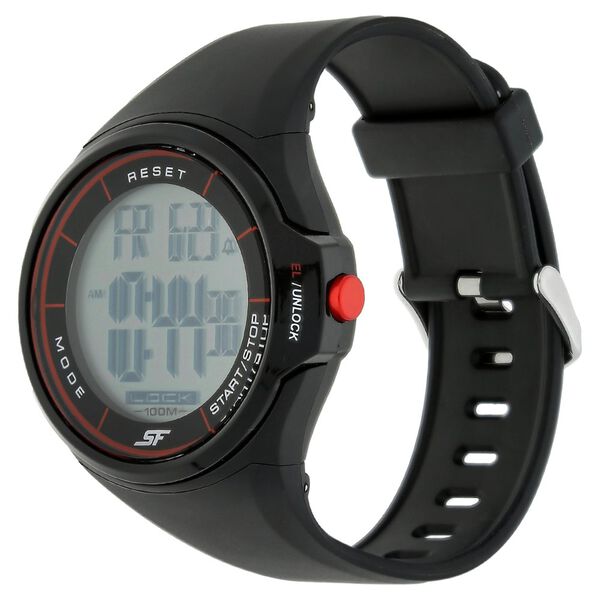 SF Digital Dial Plastic Strap Watch for Men - image number 1