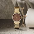 Cerruti 1881 Quartz Analog Brown Dial Stainless Steel Strap Watch for Women - image number 2