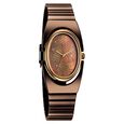 Fastrack UFO Quartz Analog Brown Mother Of Pearl Dial Brown Colour Stainless Steel Strap Watch For Girls - image number 1