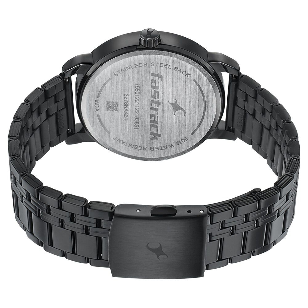 Buy Online Fastrack Style Up Grey Dial Stainless Steel Strap Watch for Guys 3278nm01 Titan