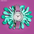Sonata Splash White Dial Women Watch With Leather Strap
