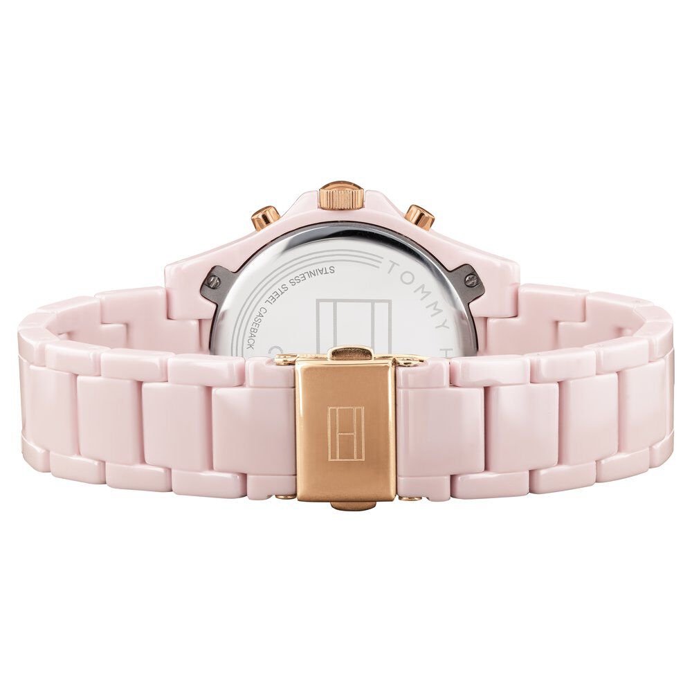 Tommy hilfiger on sale pink ceramic watch