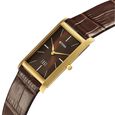 Titan Edge Monture Quartz Analog Brown Dial Brown Leather Strap Watch For Men - image number 4