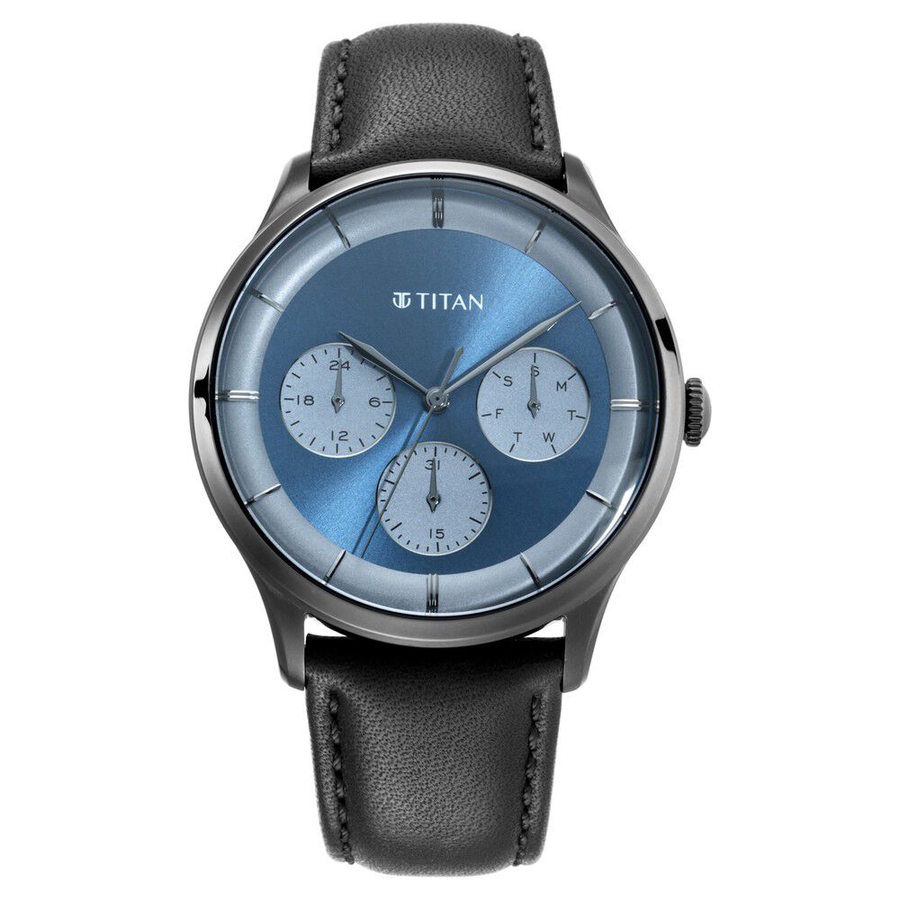 Light leather titan cheap watches
