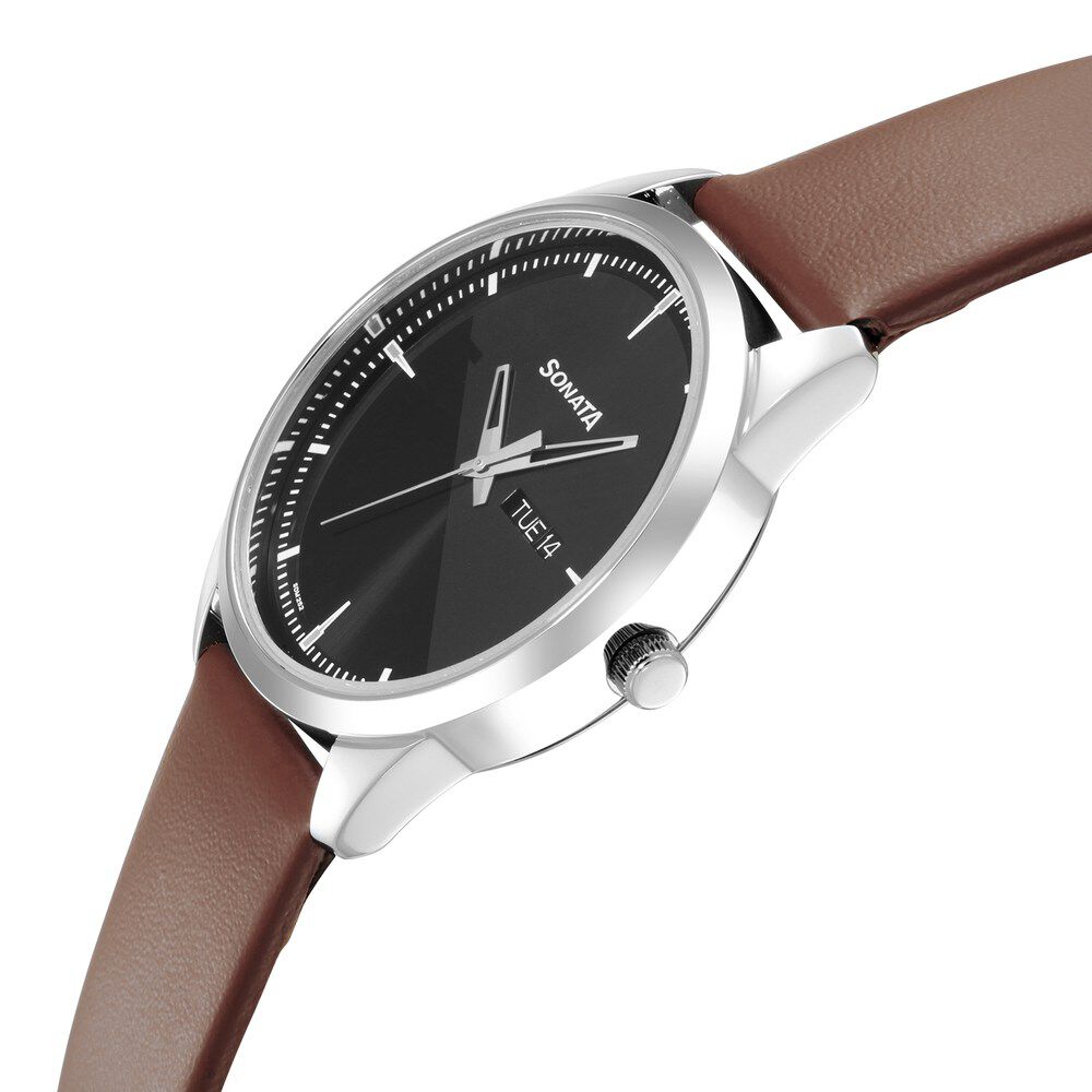 Sonata watch clearance man price