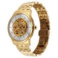 Titan Golden Heart Skeletal Automatic Analog with Silver Dial Yellow Gold Stainless Steel Strap Watch for Men - image number 4