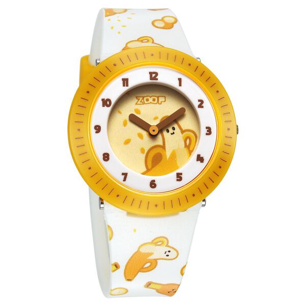 Zoop By Titan Fruit Story Quartz Analog Yellow Dial Plastic Strap Watch For Kids - image number 1