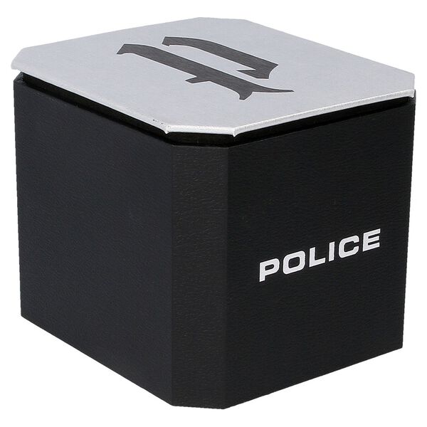 Police Quartz Analog with Date Black Dial Leather Strap Watch for Men - image number 4