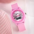 Zoop Ana-Digi Watch with Silver Dial & Green Strap for Girls Kids, from House of Titan