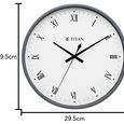Titan 29.5 cm White Wall Clock: Silent Sweep Technology for Tranquil Living - image number 5