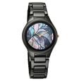Edge Tessel Quartz Analog Black Dial Black Ceramic Strap Watch For Women - image number 1