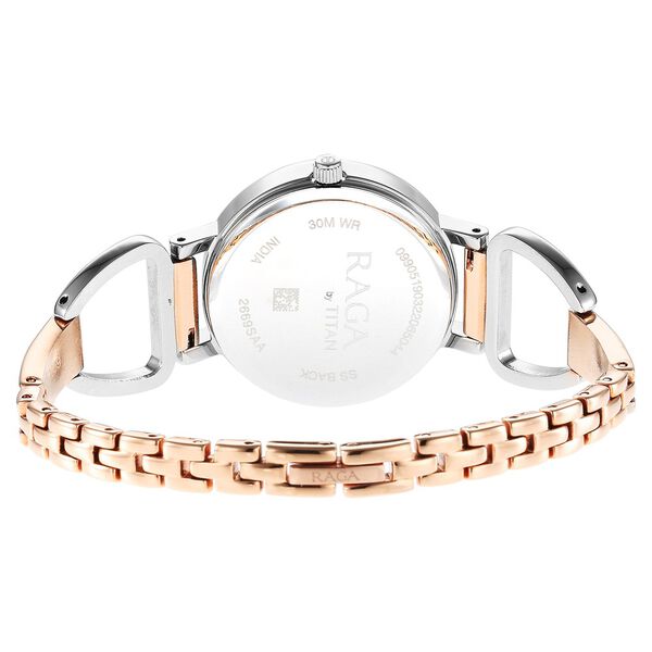 Titan Silver Dial Quartz Analog with Date Watch for Women - image number 4