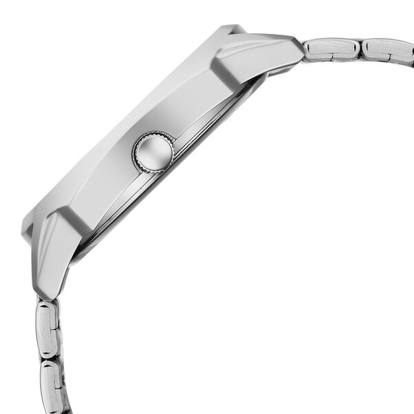 Fastrack Stunners Quartz Analog Purple Dial Silver Stainless Steel Strap Watch For Guys - image number 4